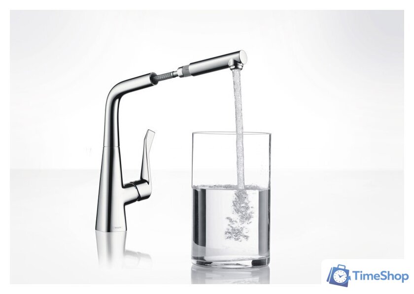Смеситель Hansgrohe Metris 14821000 - Изображение №2 — Интернет-магазин Time-Shop