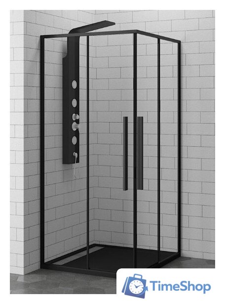 Душевой уголок RGW SV-31B 80x80 (черный/прозрачное стекло) - Изображение №1 — Интернет-магазин Time-Shop