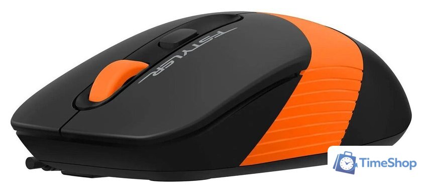 Мышь A4Tech Fstyler FM10S (оранжевый/черный) - Изображение №3 — Интернет-магазин Time-Shop