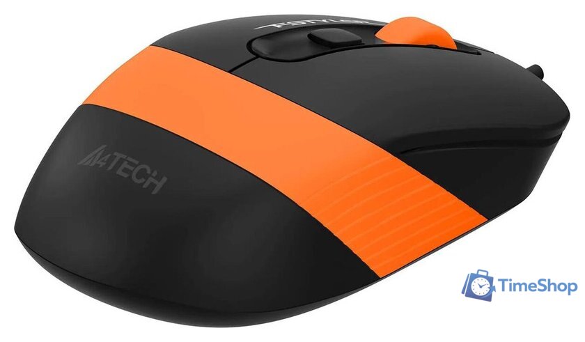 Мышь A4Tech Fstyler FM10S (оранжевый/черный) - Изображение №5 — Интернет-магазин Time-Shop
