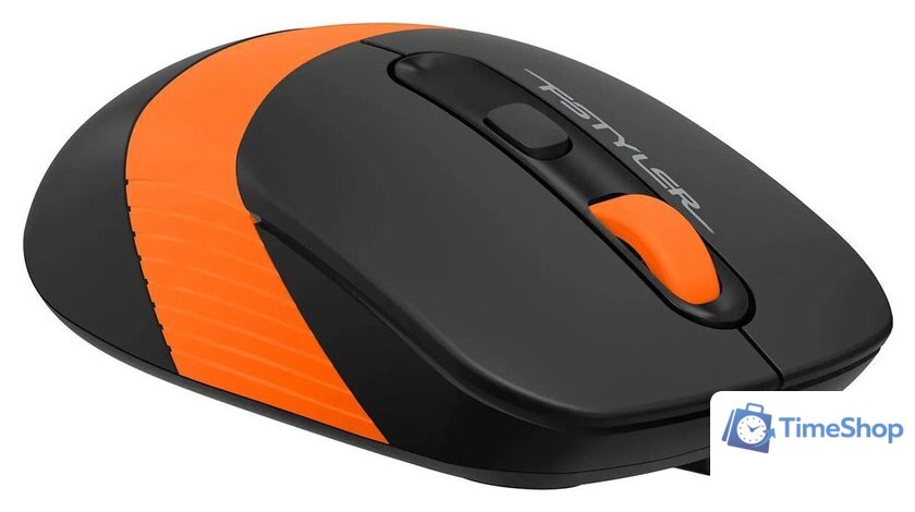 Мышь A4Tech Fstyler FM10S (оранжевый/черный) - Изображение №2 — Интернет-магазин Time-Shop