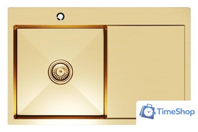 Кухонная мойка Mixline Pro 552918 (золото, с сифоном) - Изображение №1 — Интернет-магазин Time-Shop