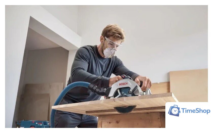 Дисковая (циркулярная) пила Bosch GKS 18V-68-2 Professional 06016D0000 (без АКБ) - Изображение №5 — Интернет-магазин Time-Shop