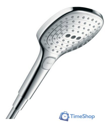 Душевая система  Hansgrohe Raindance Select E 300 2jet 27283000 (хром) - Изображение №3 — Интернет-магазин Time-Shop