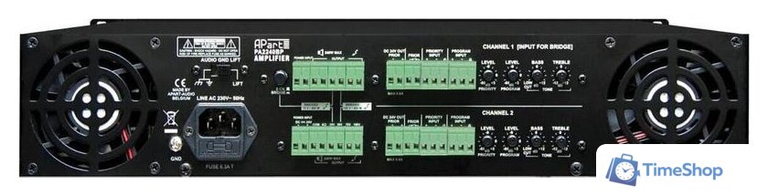 Трансляционный усилитель Apart Audio PA2240BP - Изображение №2 — Интернет-магазин Time-Shop