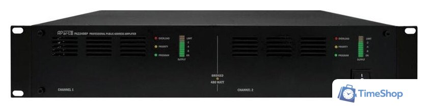 Трансляционный усилитель Apart Audio PA2240BP - Изображение №1 — Интернет-магазин Time-Shop