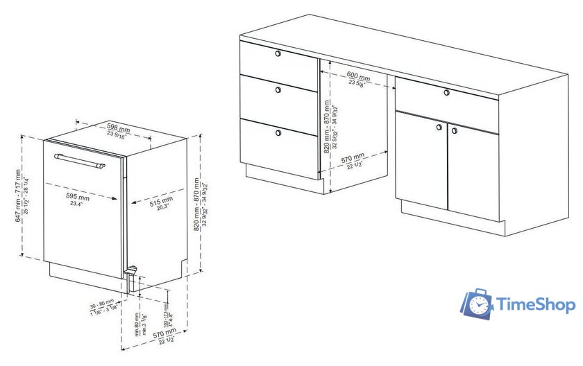 Встраиваемая посудомоечная машина Berg BRGZV60A2 - Изображение №13 — Интернет-магазин Time-Shop