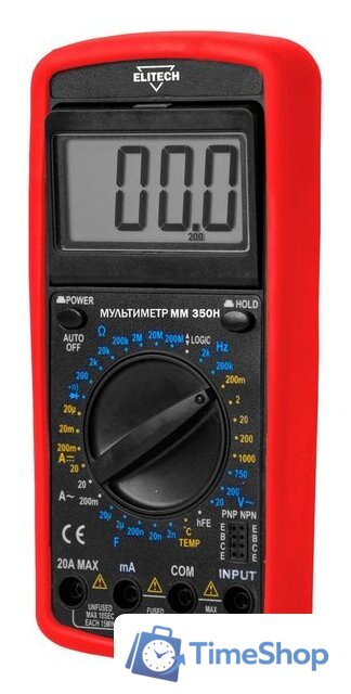 Мультиметр ELITECH ММ 350Н - Изображение №1 — Интернет-магазин Time-Shop
