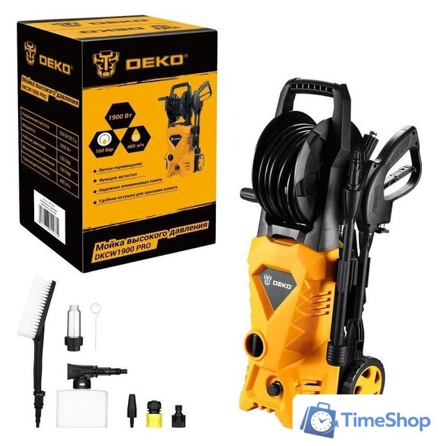 Мойка высокого давления Deko DKCW1900 PRO 085-2028 - Изображение №1 — Интернет-магазин Time-Shop