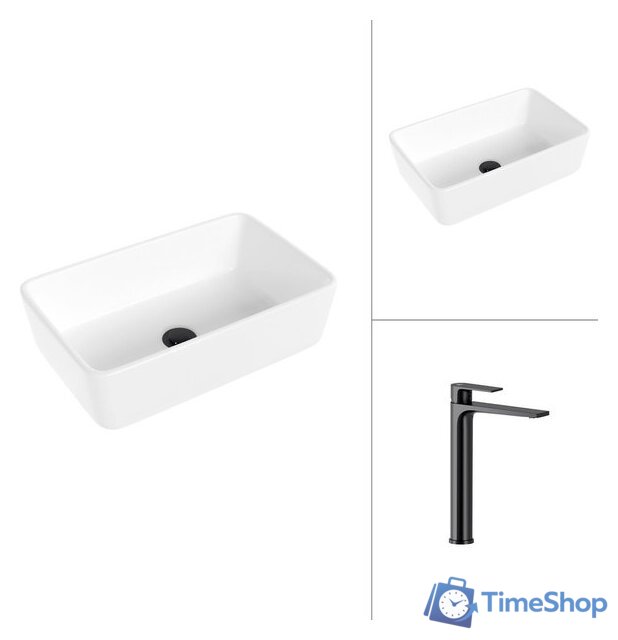 Умывальник Lauter 21674A + Reef 21CK8678BS - Изображение №1 — Интернет-магазин Time-Shop