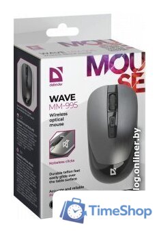 Мышь Defender Wave MM-995 (серебристый) - Изображение №6 — Интернет-магазин Time-Shop