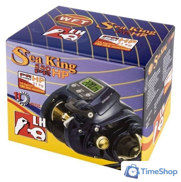 Рыболовная катушка WFT Sea King 550PR HP LH 1D-A-693-550 - Изображение №6 — Интернет-магазин Time-Shop