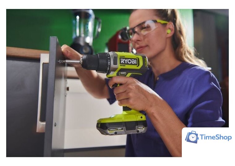 Дрель-шуруповерт Ryobi RDD18-1C20S 5133005519 (с 1-им АКБ 2 Ач, сумка) - Изображение №3 — Интернет-магазин Time-Shop