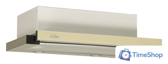 Кухонная вытяжка Elikor Интегра Glass 45Н-400-В2Д (нержавеющая сталь/бежевый) - Изображение №1 — Интернет-магазин Time-Shop
