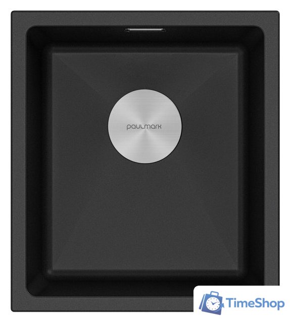 Кухонная мойка Paulmark IT-Granit Lumi 41 Uni LU41-BL (черный) - Изображение №1 — Интернет-магазин Time-Shop