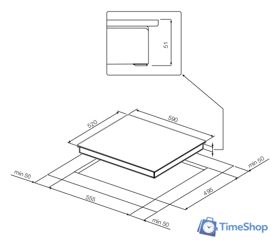 Варочная панель Graude EK 60.0 S - Изображение №2 — Интернет-магазин Time-Shop