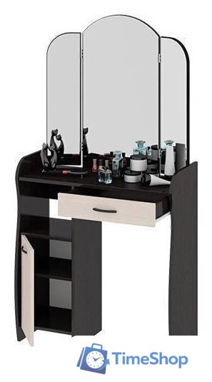 Туалетный столик с зеркалом Трия София Т1 (венге цаво/дуб белфорт) - Изображение №1 — Интернет-магазин Time-Shop