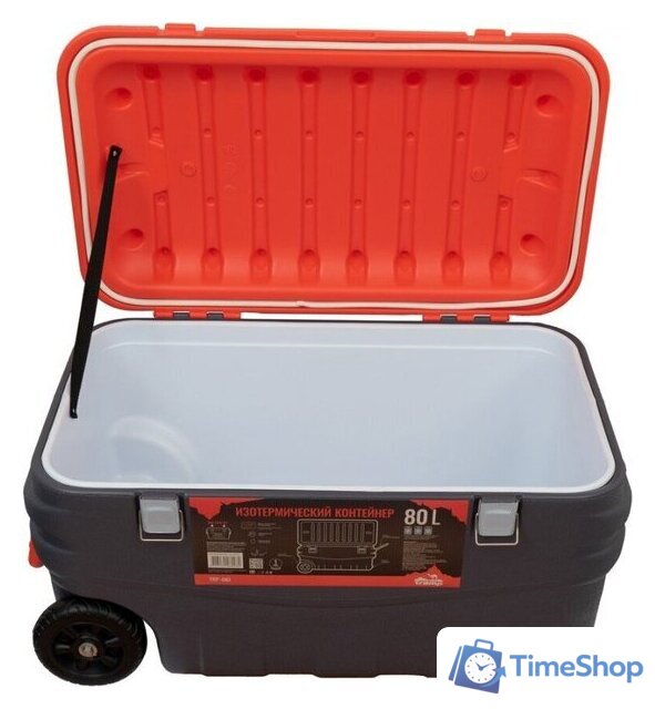 Термобокс TRAMP TRP-061 80л (черный/оранжевый) - Изображение №4 — Интернет-магазин Time-Shop