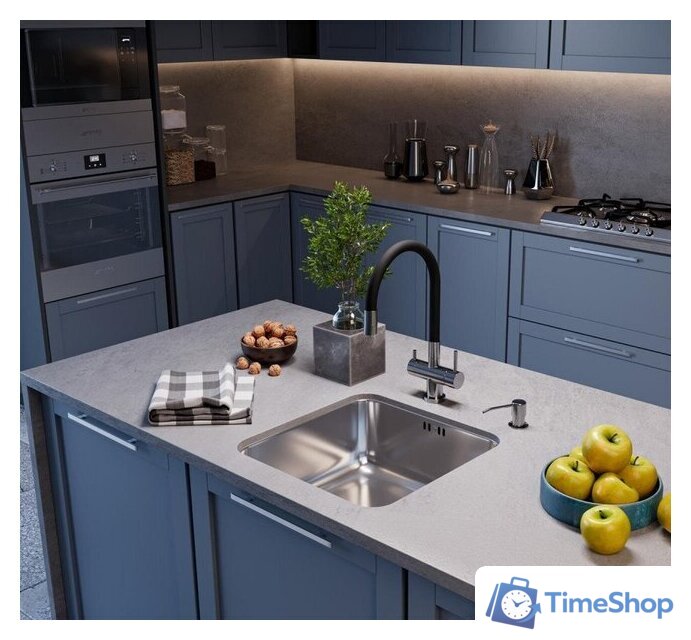 Кухонная мойка Emar EMB-127A PVD Nano Satine - Изображение №2 — Интернет-магазин Time-Shop