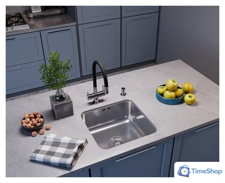 Кухонная мойка Emar EMB-127A PVD Nano Satine - Изображение №3 — Интернет-магазин Time-Shop