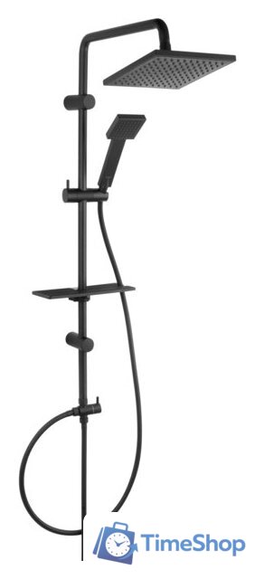 Душевая система  Ferro Squerto Lux NP24-BL (черный) - Изображение №1 — Интернет-магазин Time-Shop