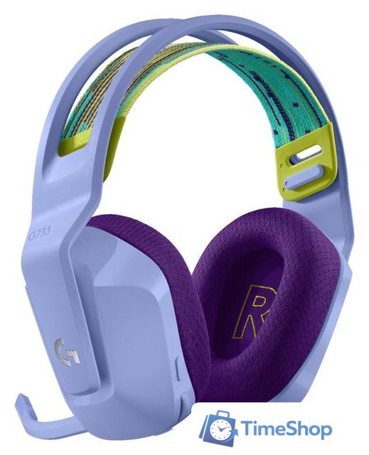 Наушники Logitech G733 Lightspeed Wireless (сиреневый) - Изображение №2 — Интернет-магазин Time-Shop