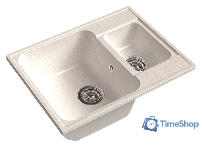 Кухонная мойка GranFest QUARZ Z-09 (белый) - Изображение №1 — Интернет-магазин Time-Shop