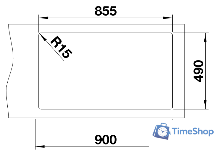 Кухонная мойка Blanco Andano 400/400-IF/A 525249 (с клапаном-автоматом, сатин) - Изображение №4 — Интернет-магазин Time-Shop