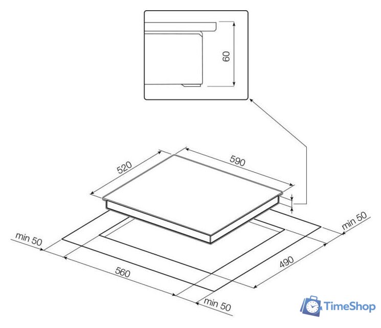 Варочная панель Graude IK 60.1 KS - Изображение №2 — Интернет-магазин Time-Shop