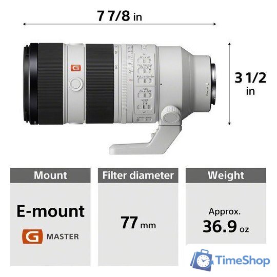 Объектив Sony FE 70-200 mm F2.8 GM OSS II - Изображение №19 — Интернет-магазин Time-Shop
