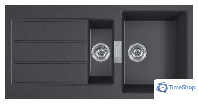 Кухонная мойка Franke Sirius 2.0 S2D 651-100 143.0618.681 (черный карбон) - Изображение №1 — Интернет-магазин Time-Shop