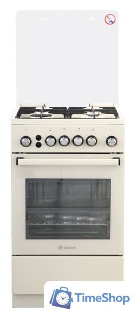 Кухонная плита De luxe 5040.30Г (КР) Ч/Р-013 - Изображение №1 — Интернет-магазин Time-Shop
