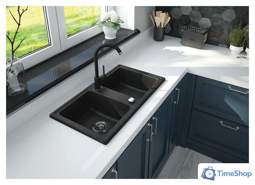 Кухонная мойка Deante Zorba ZQZ N203 (черный) - Изображение №3 — Интернет-магазин Time-Shop