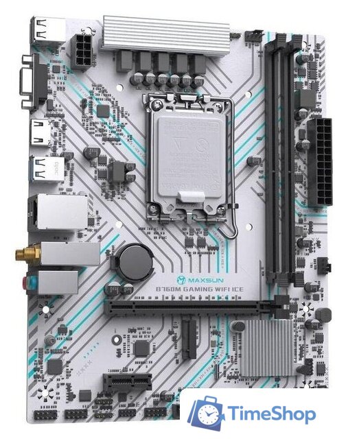 Материнская плата Maxsun B760M Gaming WiFi Ice - Изображение №2 — Интернет-магазин Time-Shop