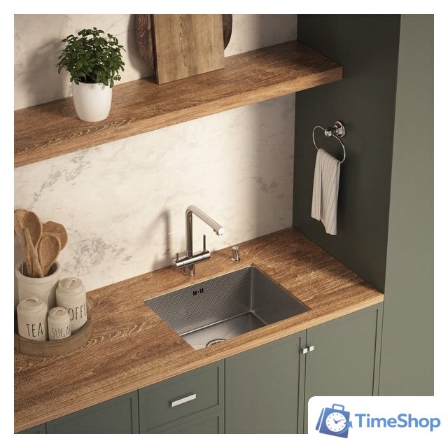 Кухонная мойка Basic Decor 55x45 (сатин) - Изображение №6 — Интернет-магазин Time-Shop