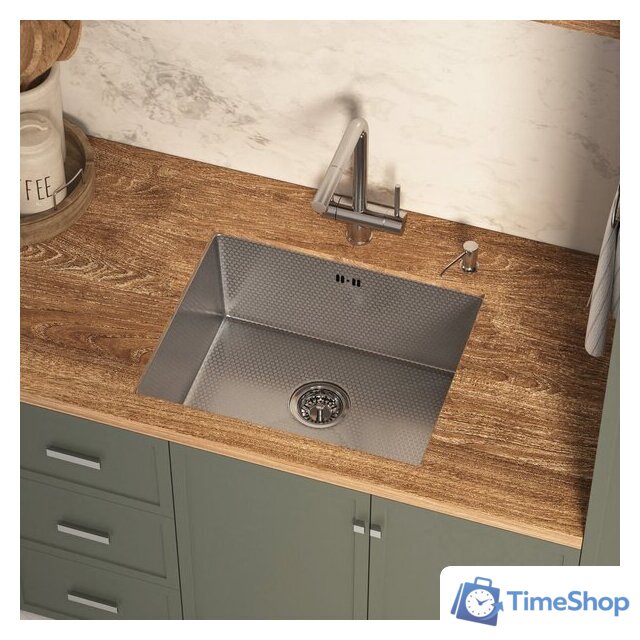 Кухонная мойка Basic Decor 55x45 (сатин) - Изображение №7 — Интернет-магазин Time-Shop