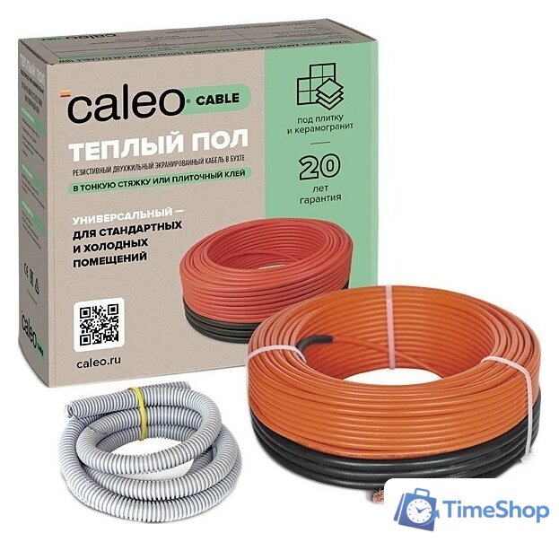 Нагревательный кабель Caleo Cable 18W-100 13.8 кв.м. 1800 Вт - Изображение №1 — Интернет-магазин Time-Shop