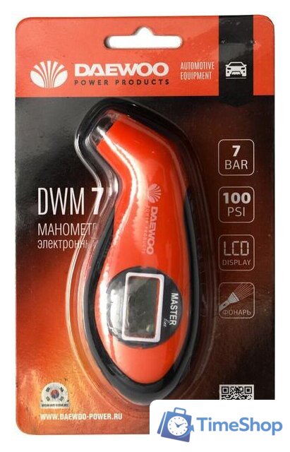 Манометр Daewoo Power DWM 7 - Изображение №2 — Интернет-магазин Time-Shop