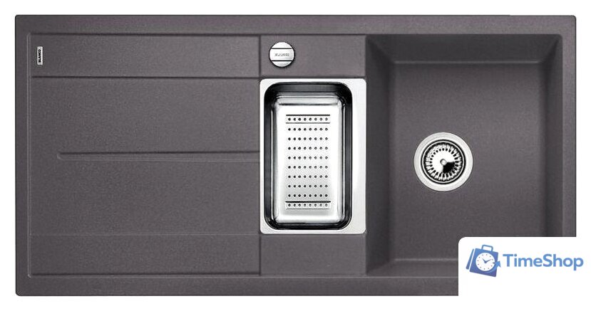 Кухонная мойка Blanco Metra 6 S-F (темная скала) [519118] - Изображение №1 — Интернет-магазин Time-Shop