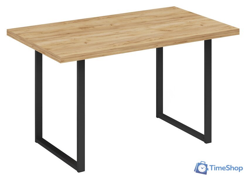 Кухонный стол Soma Tako 36 120x66 (дуб крафт золотой/черный) - Изображение №1 — Интернет-магазин Time-Shop