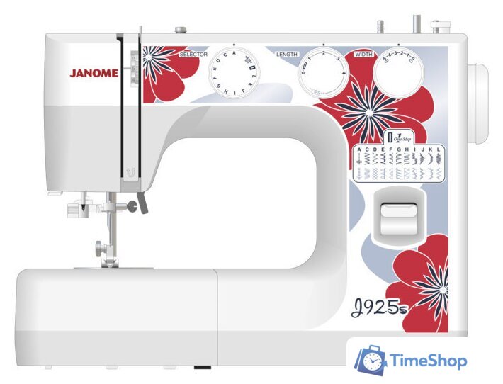 Электромеханическая швейная машина Janome J925s - Изображение №1 — Интернет-магазин Time-Shop