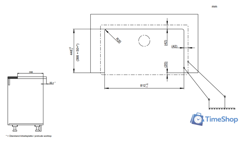Кухонная мойка Blanco Vintera XL 9-UF 526108 (кофе) - Изображение №7 — Интернет-магазин Time-Shop