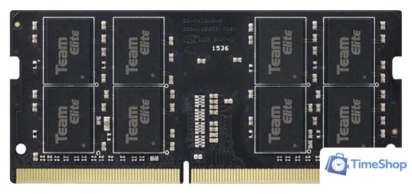 Оперативная память Team Elite 8GB DDR4 SODIMM PC4-21300 TED48G2666C19-S01 - Изображение №1 — Интернет-магазин Time-Shop