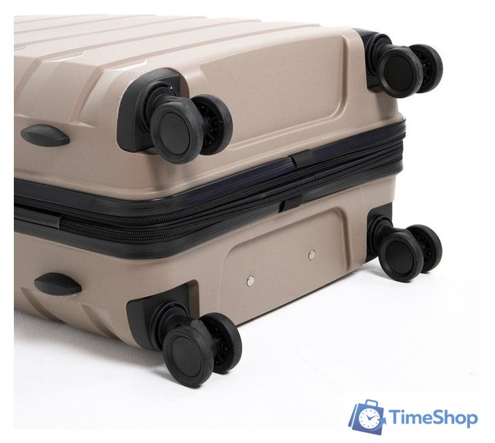 Чемодан-спиннер Pride PP-9602 (S, шампань) - Изображение №5 — Интернет-магазин Time-Shop