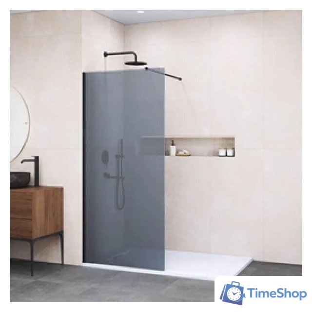 Душевая стенка RGW WA-110B 351011009-34 (черный/тонированное стекло) - Изображение №1 — Интернет-магазин Time-Shop