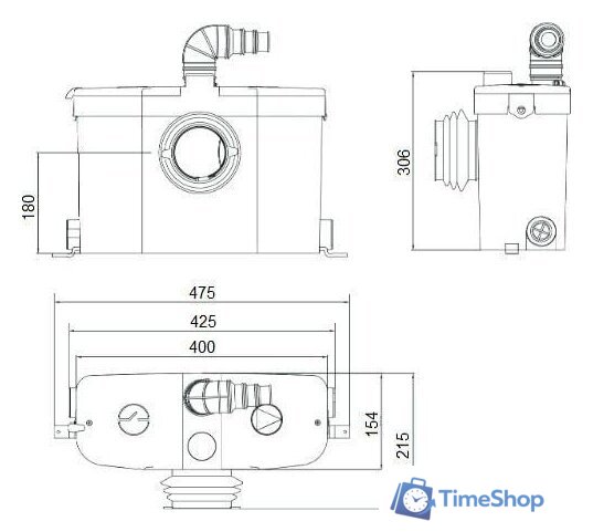 Канализационная установка Jemix STP-Optima - Изображение №2 — Интернет-магазин Time-Shop