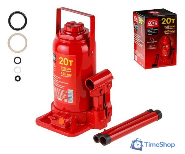 Бутылочный домкрат Startul Auto ST8018-20 20т - Изображение №1 — Интернет-магазин Time-Shop