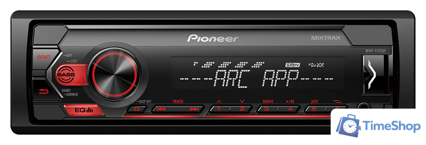 USB-магнитола Pioneer MVH-S125UI - Изображение №1 — Интернет-магазин Time-Shop