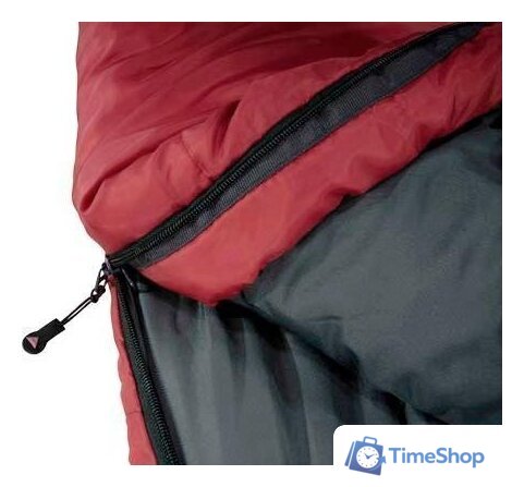 Спальный мешок High Peak TR 350 23068 (левая молния, темно-красный/серый) - Изображение №2 — Интернет-магазин Time-Shop