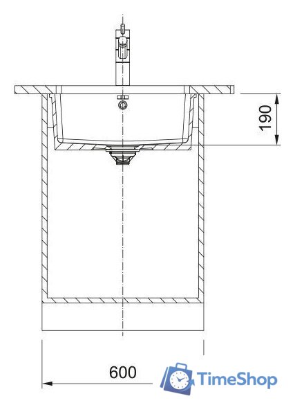 Кухонная мойка Franke KubusX KXK 110-51 126.0738.293 (матовый черный) - Изображение №3 — Интернет-магазин Time-Shop
